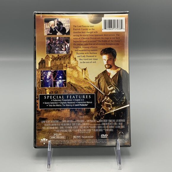 The Lord Protector DVD 2005 New Patrick Cassidy Ronald Hale Charlton Heston - Picture 2 of 7